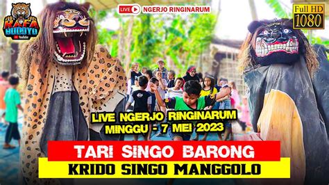 Krido Singo Manggolo Barongane Tejorejo Live Ngerjo Ringinarum