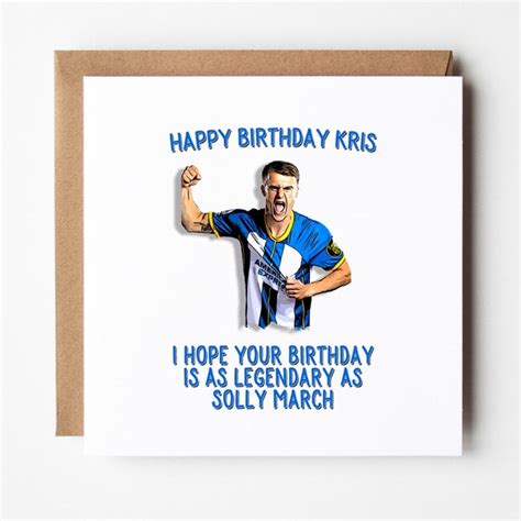 Brighton Fan Card Etsy