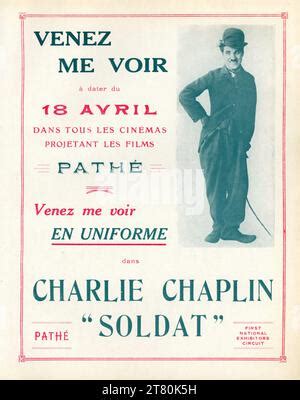 French Trade Advert For Charlie Chaplin In The Adventurer Charlot S