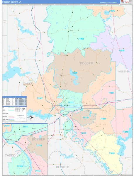 Maps Of Bossier Parish County Louisiana