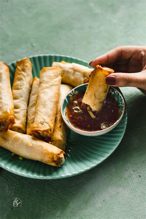 Air Fryer Frozen Spring Rolls J Cooking Odyssey