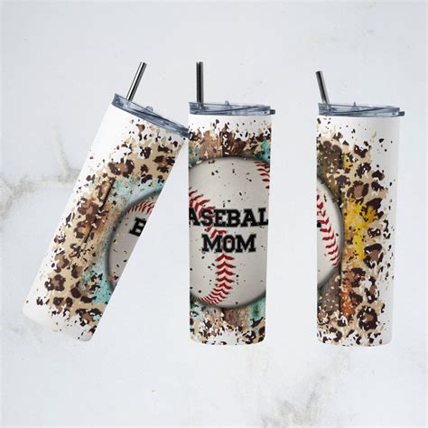 Baseball Mom Tumbler Baseball Mama Tumbler Template 20 Oz Skinny