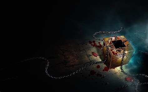 HD wallpaper: Box, Chains, Blood, Hellraiser, Cube, no people, dark ...