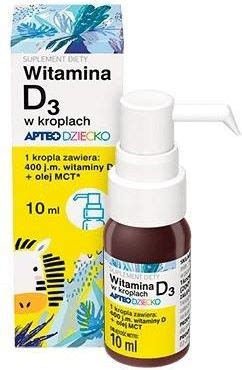 Witamina D3 W Kroplach 10 Ml Apteo Opinie I Ceny Na Ceneo Pl