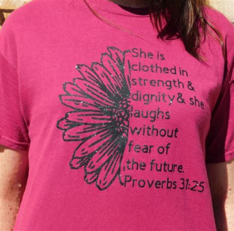 Flower Verse Shirt Custom T Shirt Bible Verse Shirt Etsy