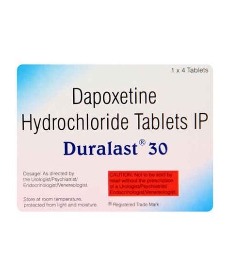 Duralast Tablet Dapoxetine Mg At Best Price In Bengaluru