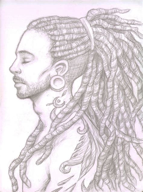 Dreads Drawing At Explore Collection Of Dreads Drawing