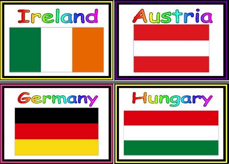 5 Best Images Of Different Countries Flag Printables Printable Flags