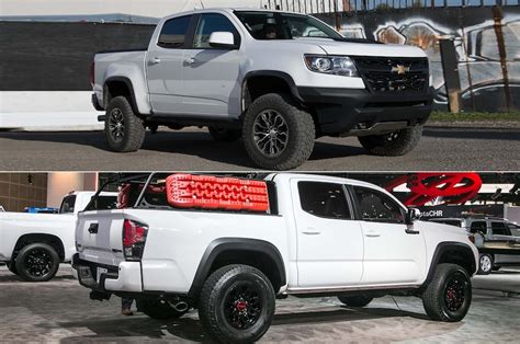 Auto Showdown 2017 Chevrolet Colorado Zr2 Vs 2017 Toyota Tacoma Trd Pro