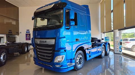 Daf Xf Na Cor Azul Jamaica No Padr O Daf Caminho Youtube