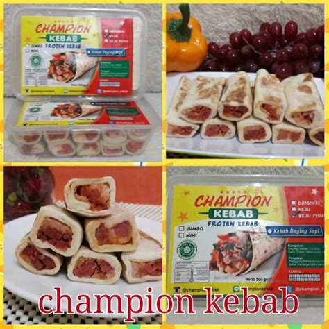 Jual Kebab Sapi Frozen Keju Pedas Mini Halal Mui Isi Pcs Shopee