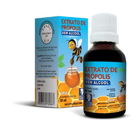 Extrato De Propolis Sem Alcool Doctor Berger Gotas 30ml Reuter Natur