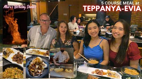 TEPPANYA EVIA DINING EXPERIENCE 5 COURSE MEAL FOR ONLY 488 PHP