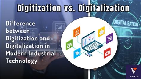 Difference Between Digitization And Digitalization Vistech