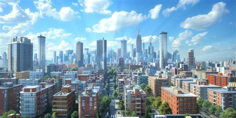 Premium Photo New York Cityscape During The Day