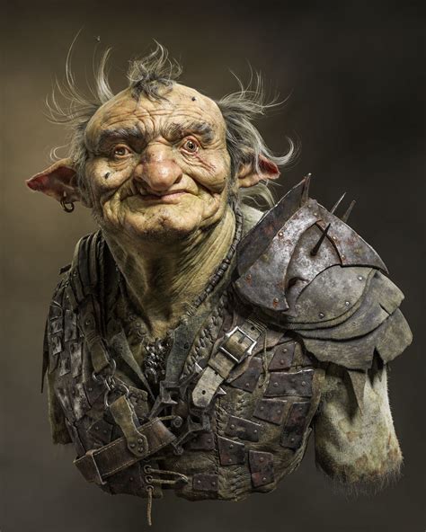 Working On A Realistic Goblin Face And Armor Sculpting Workflows