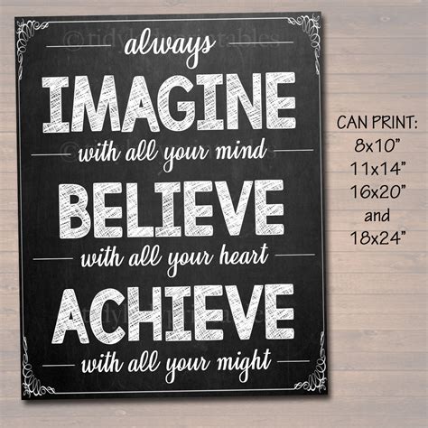 School Classroom Motivationol Poster | TidyLady Printables