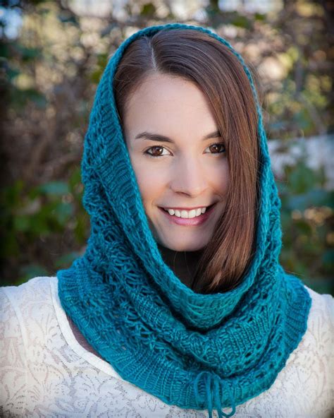 Loom Knit Snood Cowl Pattern Lace Snood Infinity Scarf Easy Etsy