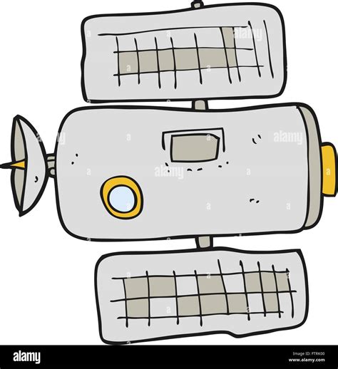 freehand drawn cartoon space station Stock Vector Image & Art - Alamy