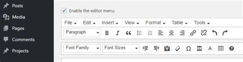 How To Regain The Justify And Underline Text Buttons In The Wordpress