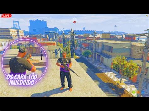 VIDIGAL RP 18 FAVELA DE CRIA GTA RPAO VIVO VEM PRA LIVE YouTube