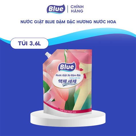 Nước giặt xả Blue đậm đặc hương nước hoa túi 3,6l – Blue Hà Thành