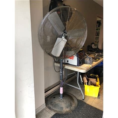 Patton Industrial Floor Standing Shopgarage Fan From Set Dec