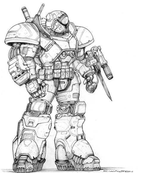 Rifts Ng Protege Power Armor By Chuckwalton On Deviantart