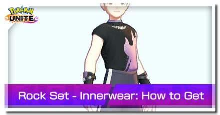 Rock Set Innerwear How To Get Pokemon UNITEGame8