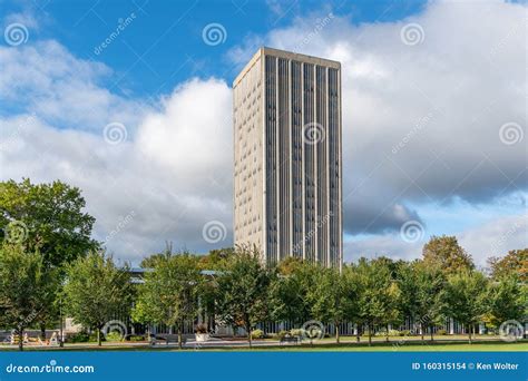 State Quad at University at Albany, State University of New York Editorial Stock Image - Image ...