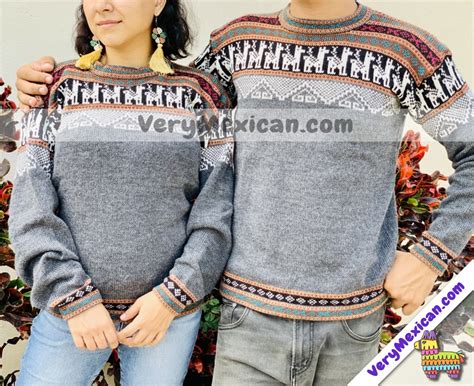 Rs Jorongo Sueter Mexicano Unisex Verymexican