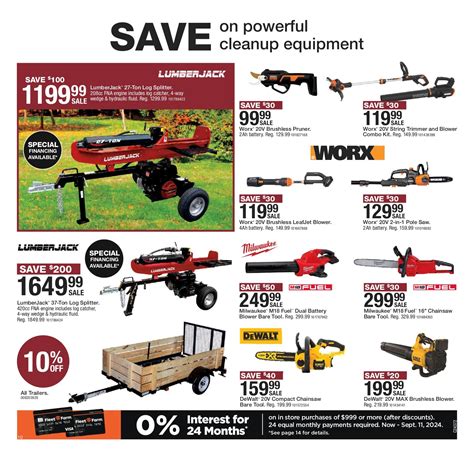 Fleet Farm Ad September 5 - September 11, 2024