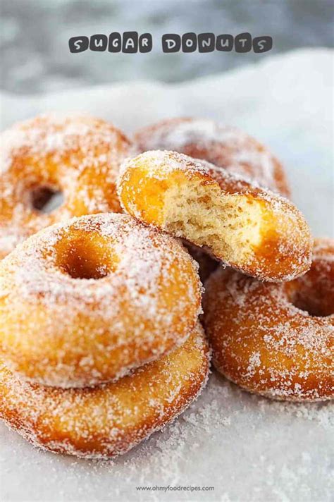 Homemade Sugar Donuts From Scratch Oh My Food Recipes