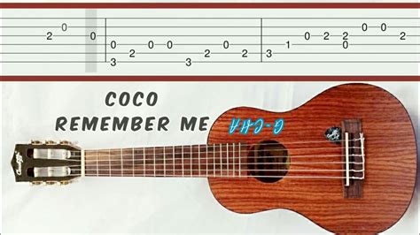 Coco Remember Me Slow Easy Melody Fingerpicking Guitar Tabs Tutorial