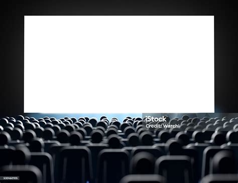layar bioskop kosong  audiens foto stok  gambar