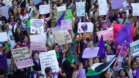 Marcha Hoy 8 de Marzo 2024 en Fotos Así se Movilizaron Mujeres en los