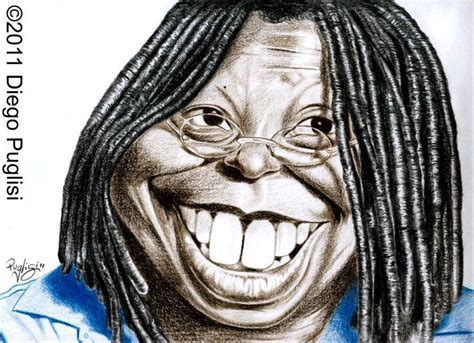 Whoopi Goldberg Whoopi Goldberg Celebrity Caricatures Drawing Ideas