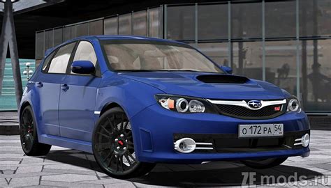 Скачать мод Subaru Impreza WRX STI 2008 для City Car Driving 1 5 9 2