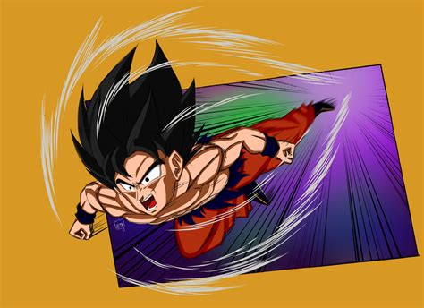 Artstation Goku Flying