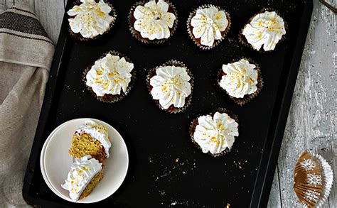 Citroen maanzaad muffins met een crème topping Anja s Foodblog