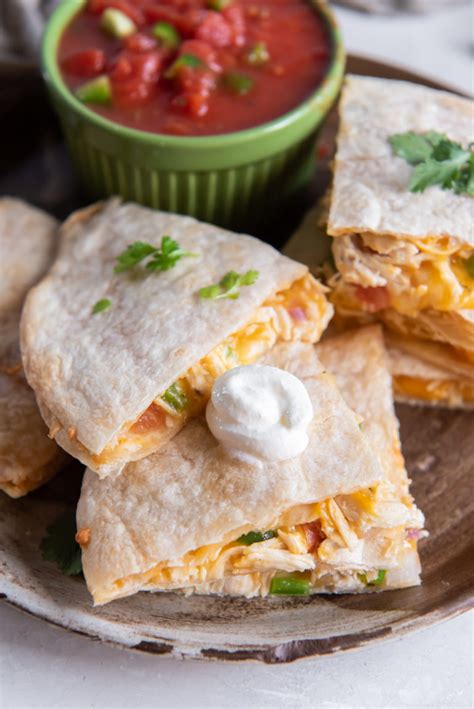 Air Fryer Chicken Quesadilla Pumpkin N Spice