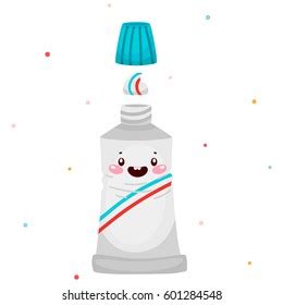 Set Cute Toothpaste Cartoon Characters Oral Stock Vector (Royalty Free) 602089115 | Shutterstock