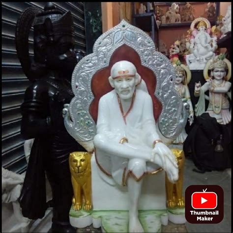 White Marble Dwarkamai Sai Baba Statue Temple At Rs In Jaipur