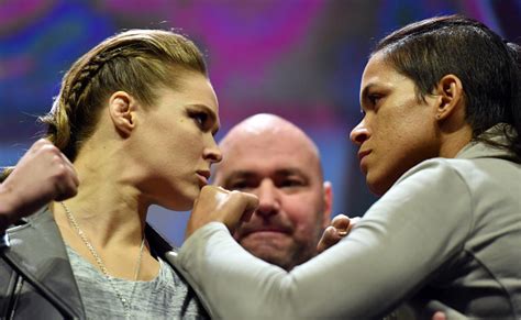 UFC 207: Amanda Nunes vs Ronda Rousey Face Off | UFC ® - Media