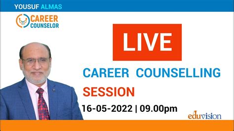 Eduvision Career Counselling S Live Broadcast YouTube