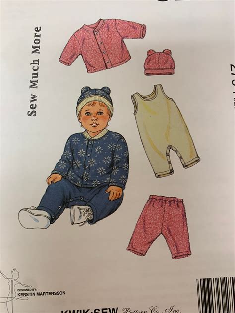 Kwik Sewing Pattern Cut Size Xs Xl Baby Jacket Pants Etsy