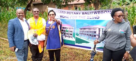 Rotary Club Of Jinja To Construct Sh2b Home For The Blind New Vision