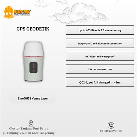 Jual Gps Geodetik Sinognss Venus Laser Rtk Sinognss Comnav Laser Venus