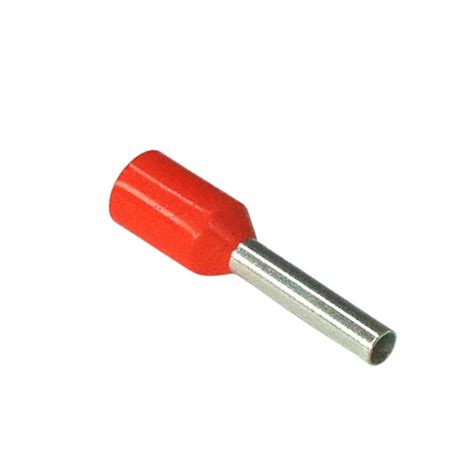 Terminal Tubular E Pr Isolado Mm