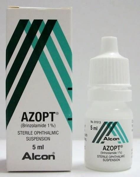 Buy Azopt 1 Eye Drop Online Brinzolamide Ophthalmic 5ml Eye Drops